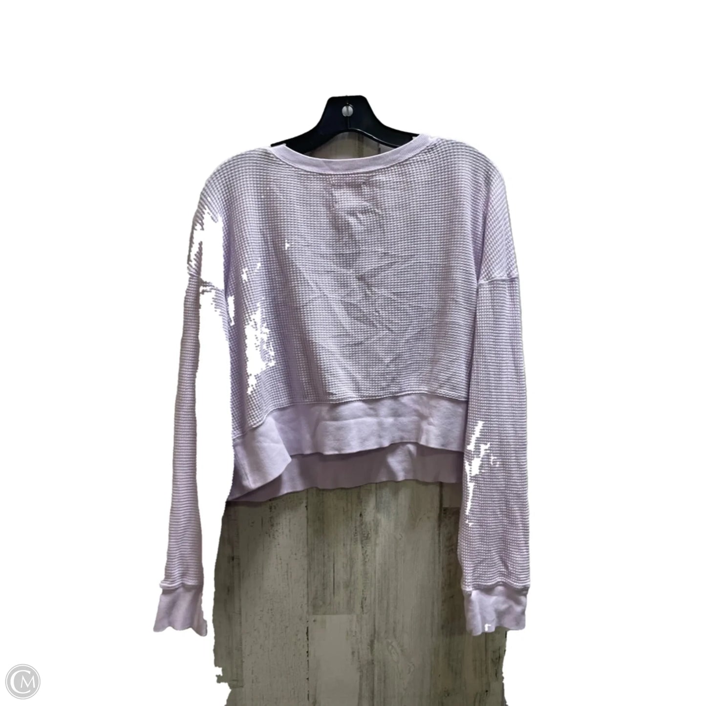 Top Long Sleeve By Offline By Aerie In Purple, Size: S