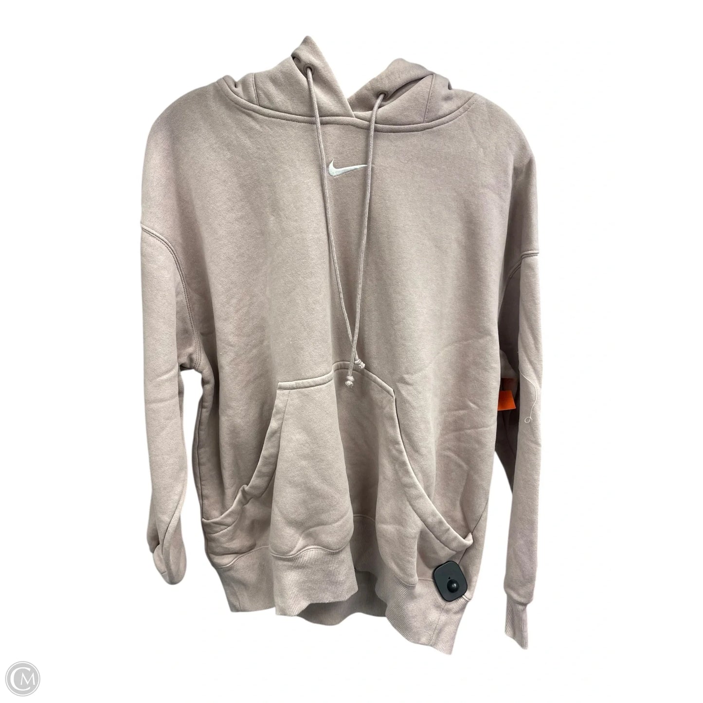 Sweatshirt Hoodie By Nike In Pink, Size: M