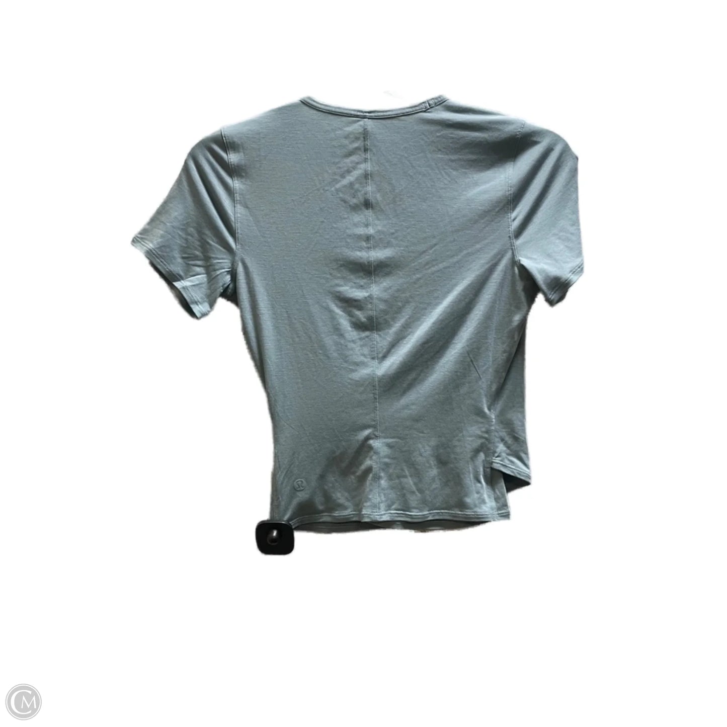 Top Short Sleeve By Lululemon In Blue, Size: 2