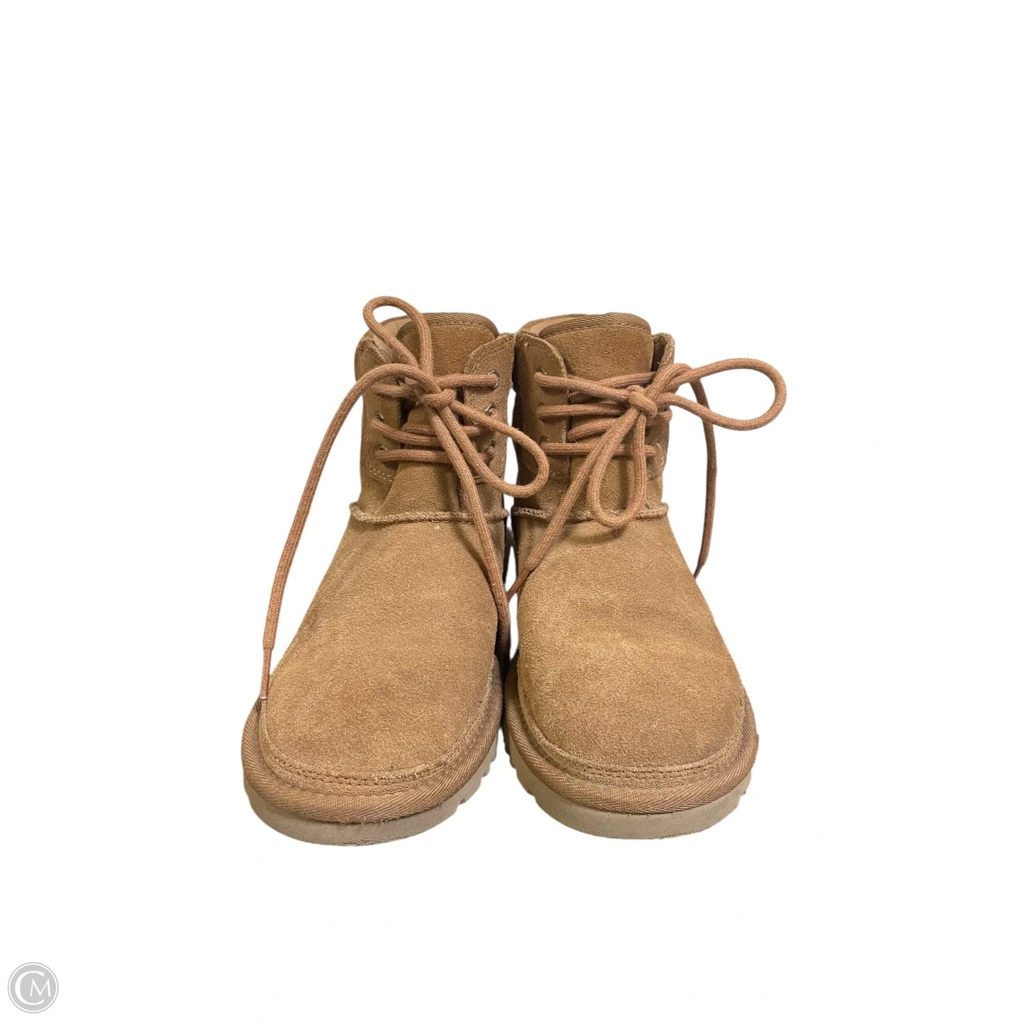 Slippers Designer By Ugg In Brown, Size: 6