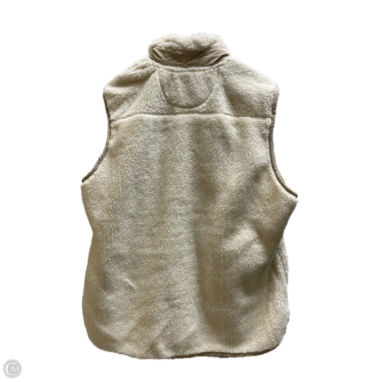 Vest Faux Fur & Sherpa By Clothes Mentor In White, Size: Xl