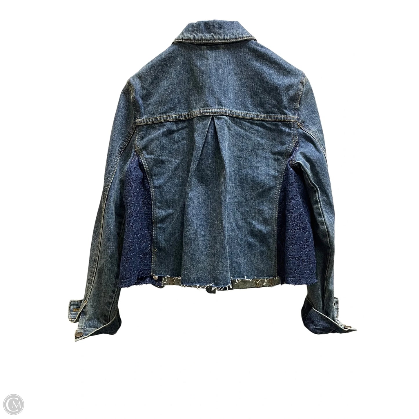 Jacket Denim By Free People In Blue Denim, Size: S