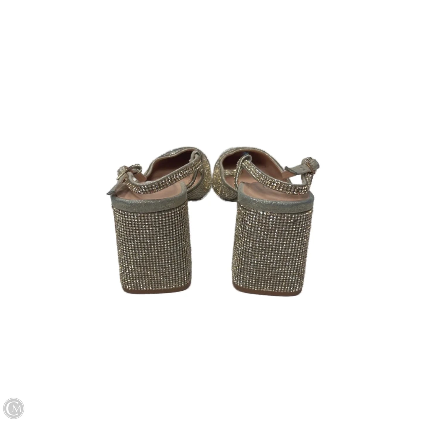 Shoes Heels Block By Steve Madden In Gold, Size: 7.5