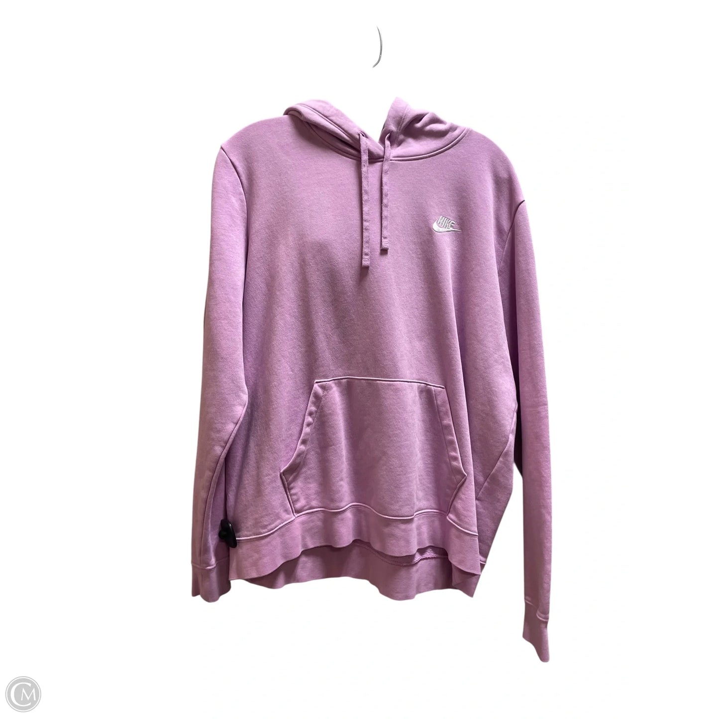 Sweatshirt Hoodie By Nike Apparel In Purple, Size: Xl