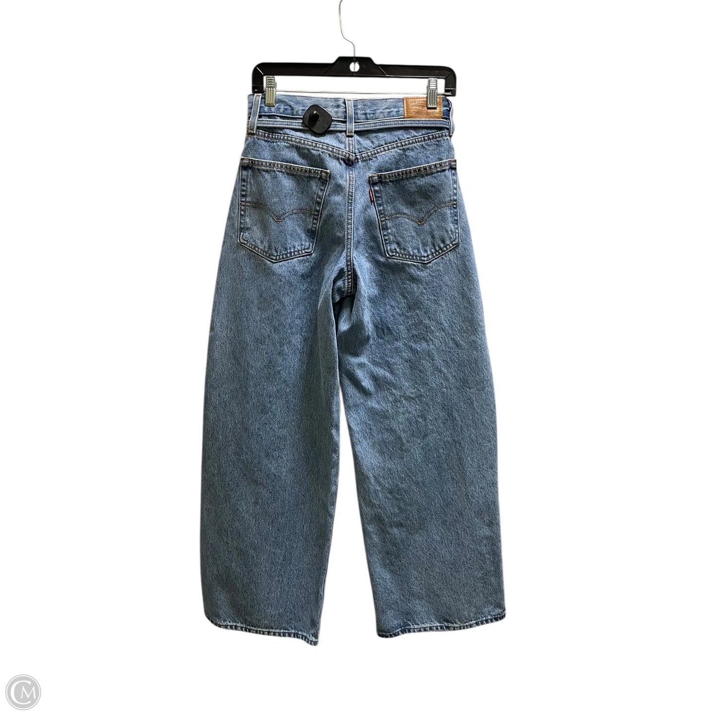 Jeans Straight By Levis In Blue Denim, Size: 2