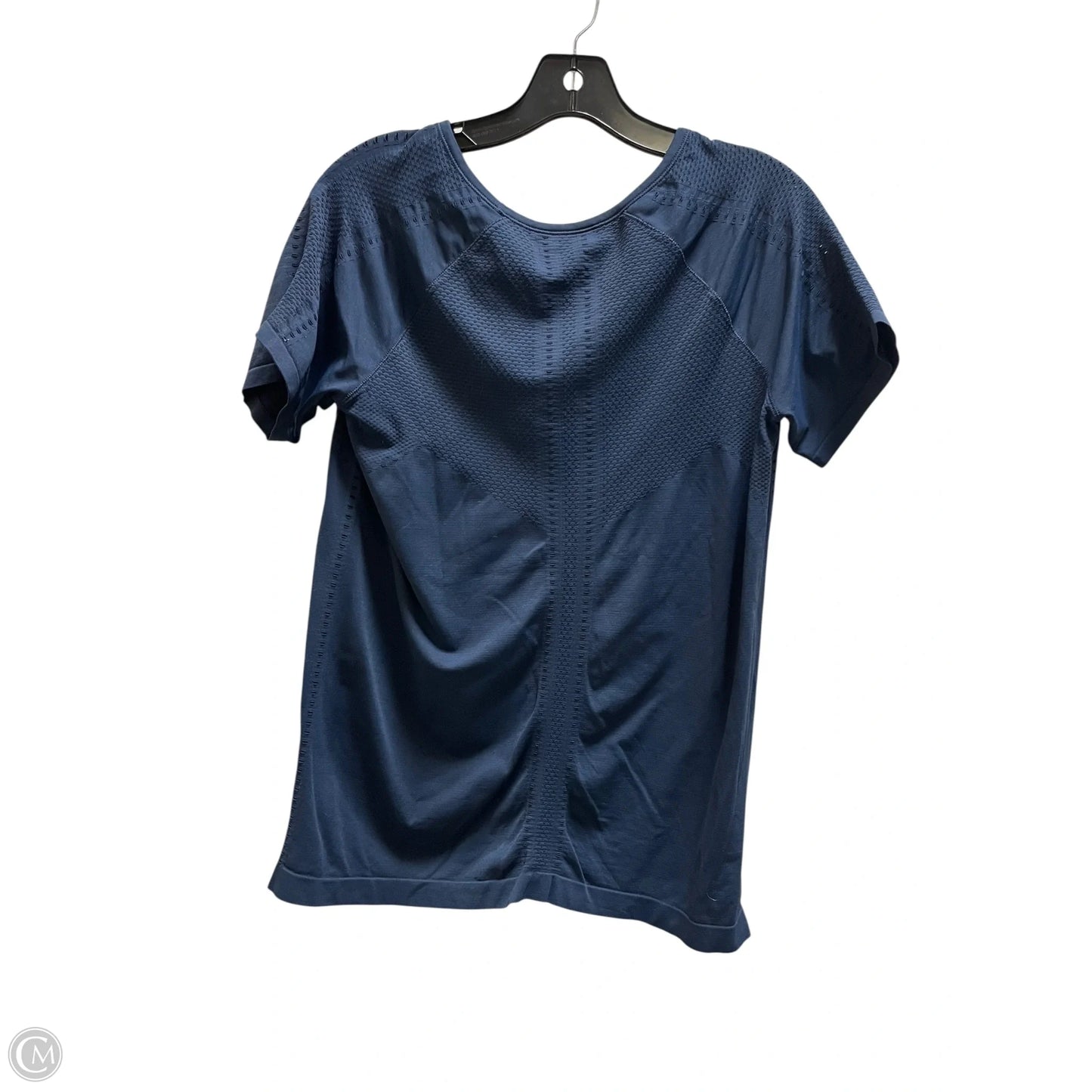 Athletic Top Short Sleeve By Athleta In Navy, Size: L