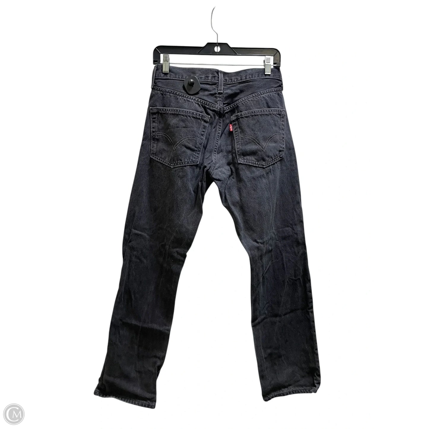 Jeans Straight By Levis In Black, Size: 6
