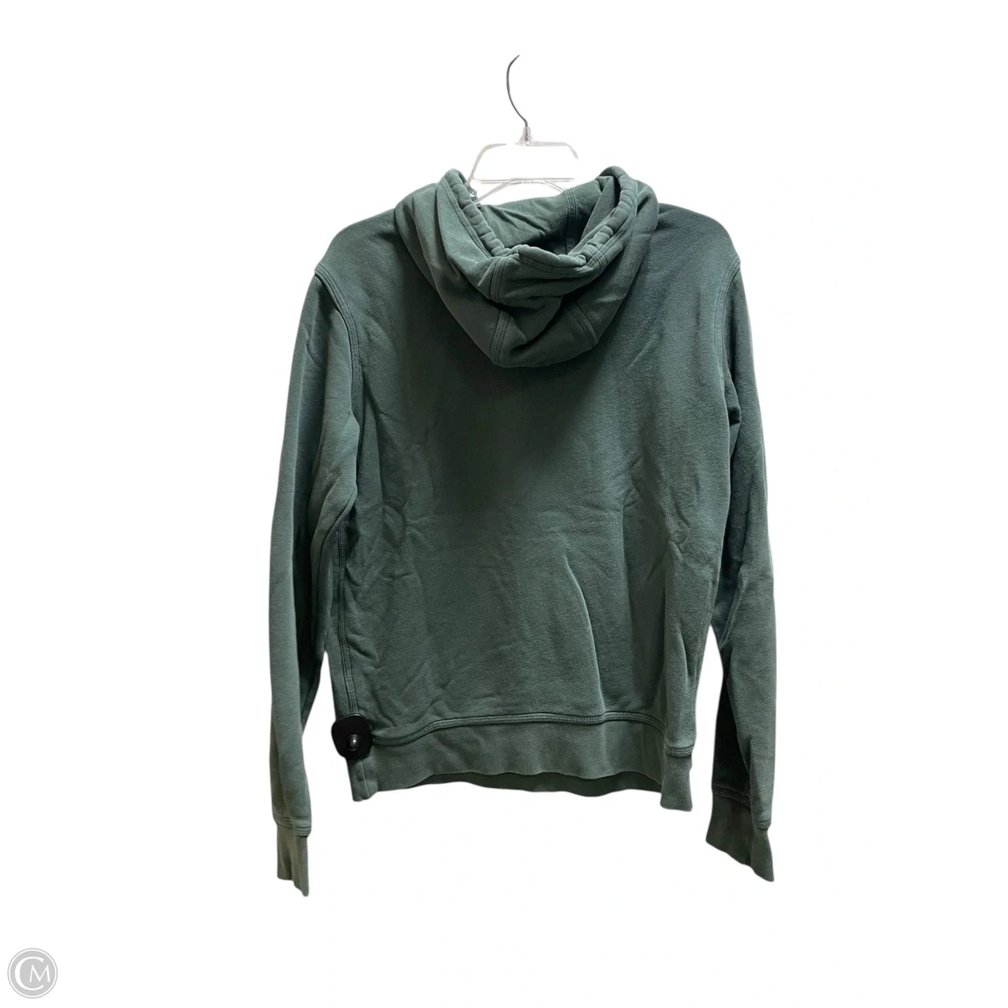 Sweatshirt Hoodie By Nike In Green, Size: M