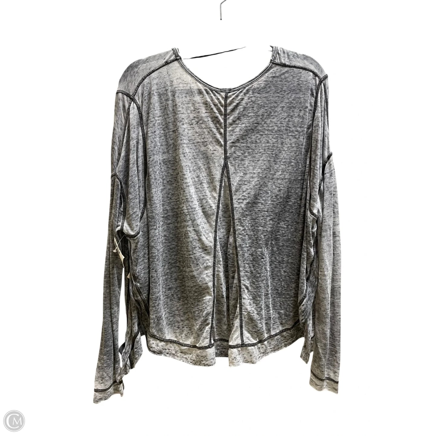 Top Long Sleeve By Free People In Grey, Size: M