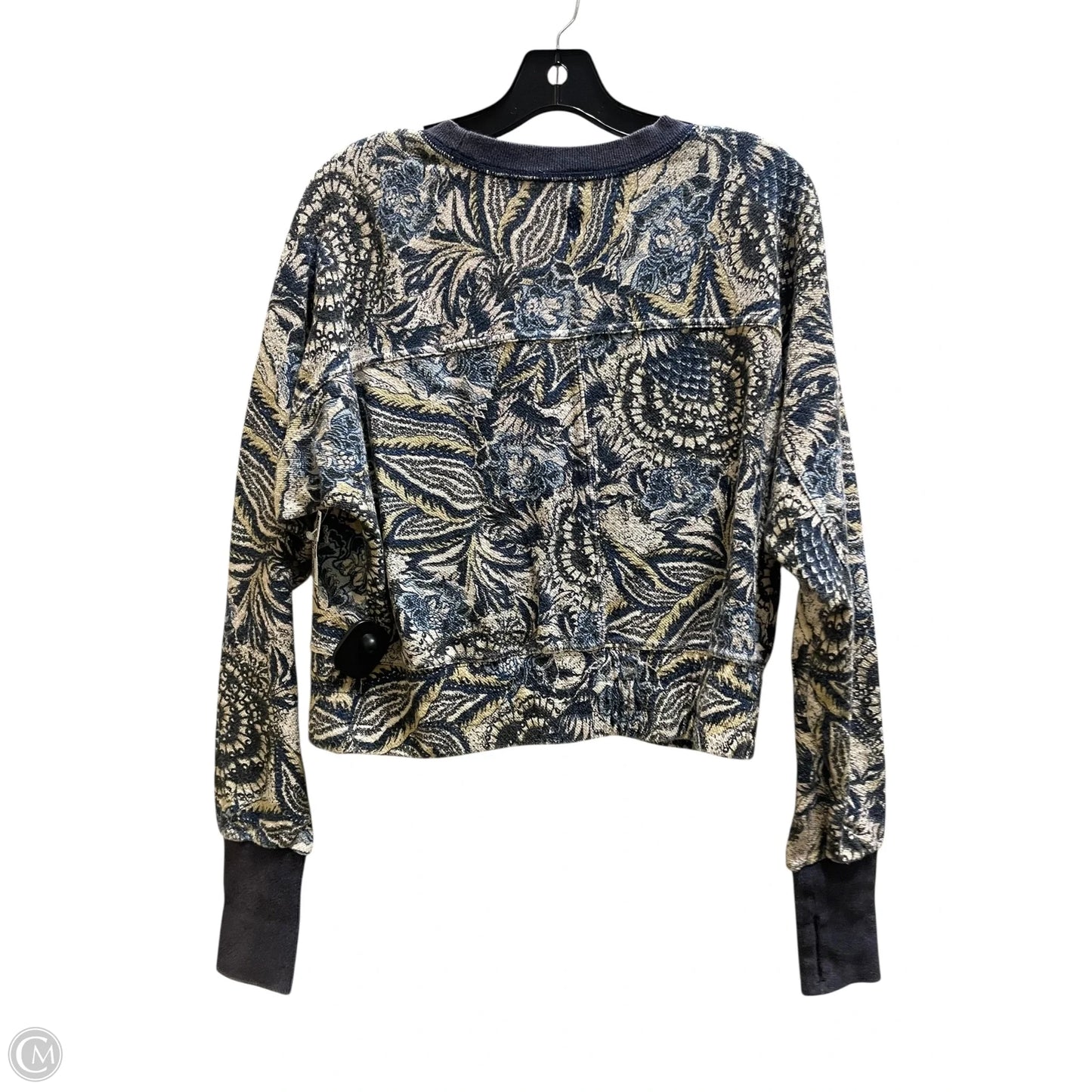 Sweatshirt Crewneck By Free People In Blue, Size: Xs