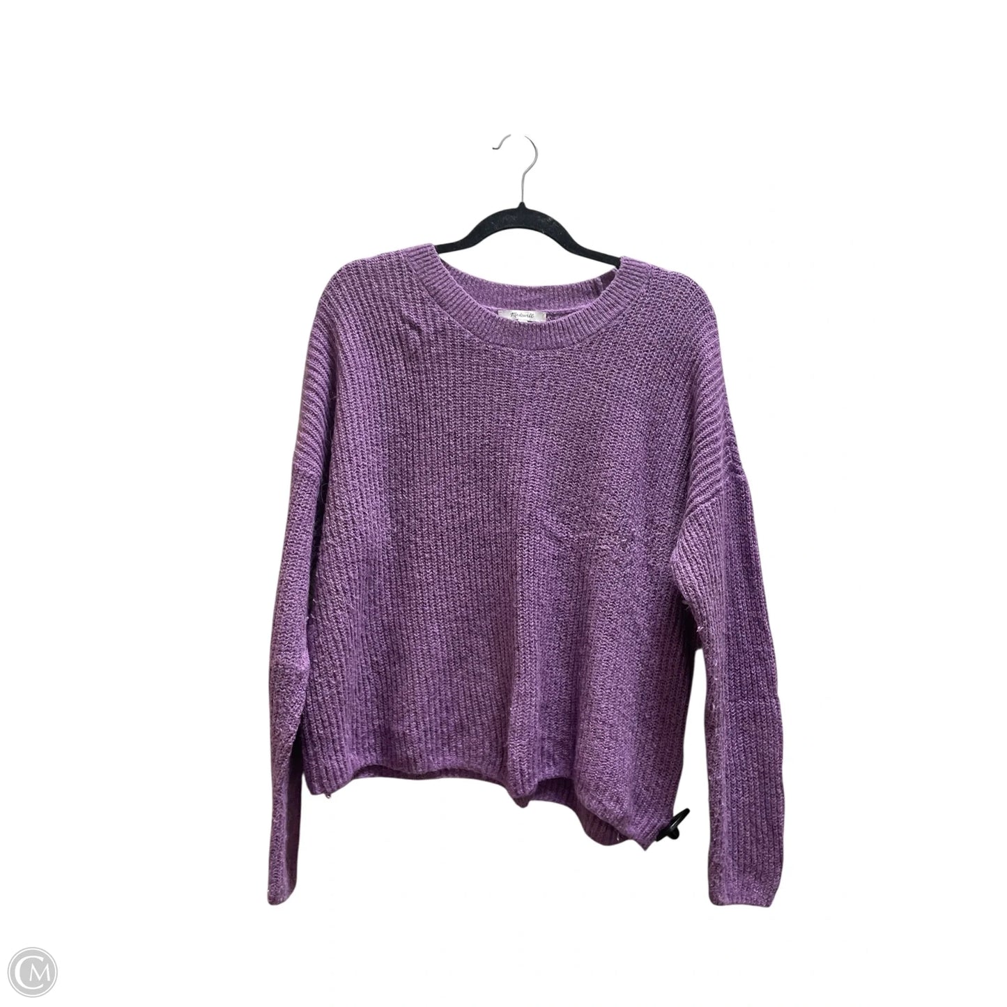 Sweater By Madewell In Purple, Size: L