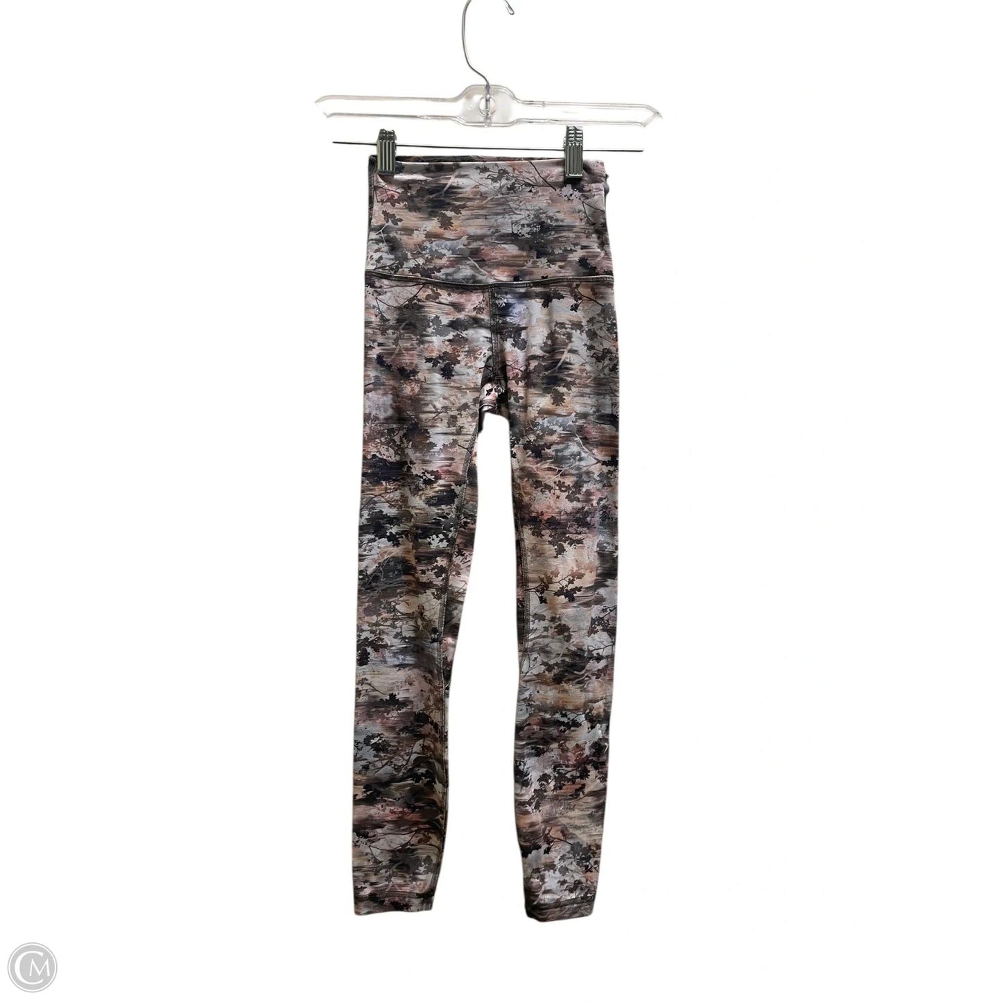 Athletic Leggings By Lululemon In Multi-colored, Size: 0