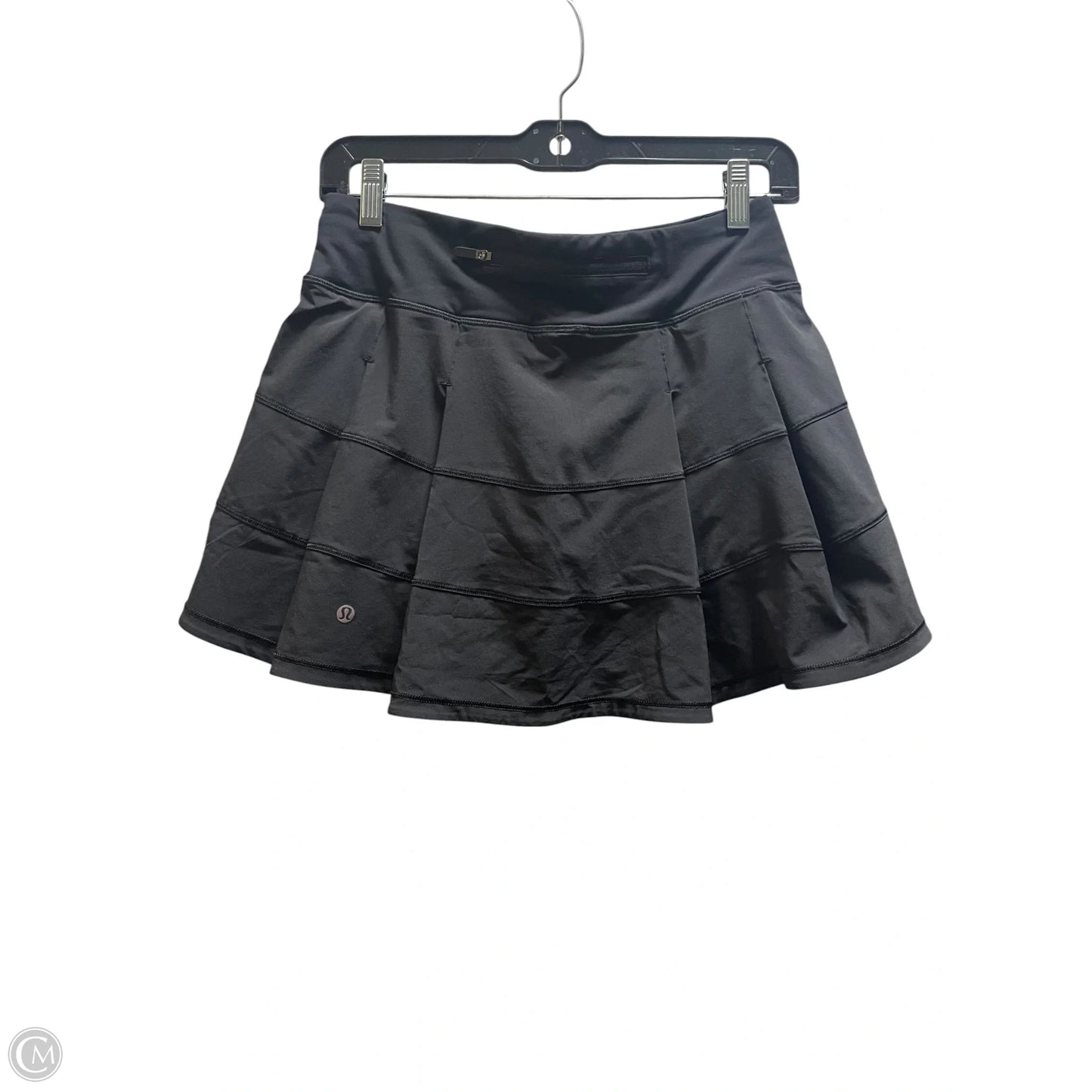 Athletic Skirt By Lululemon In Black, Size: 4