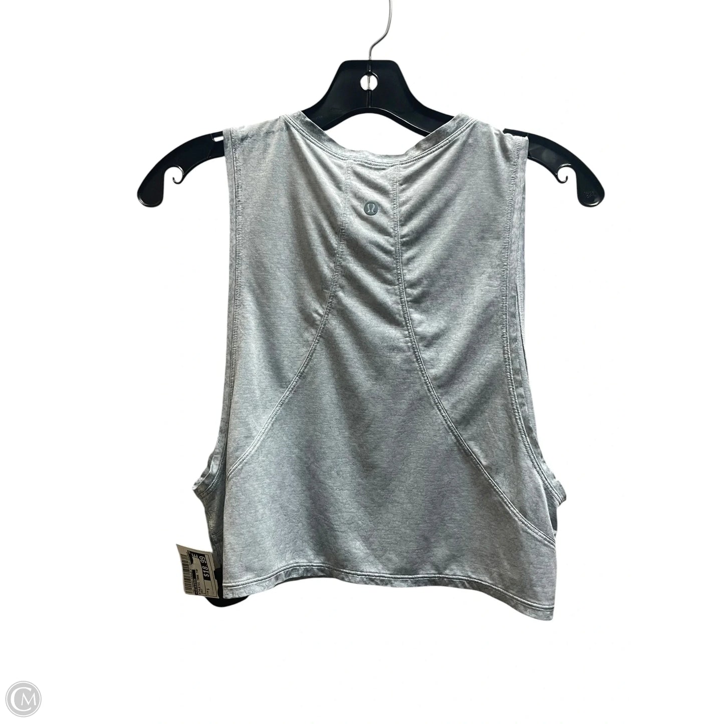 Athletic Tank Top By Lululemon In Grey, Size: S