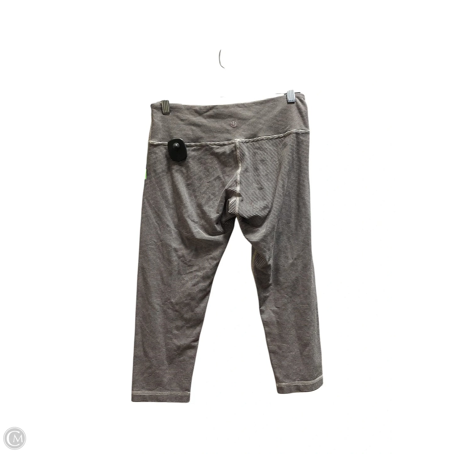 Athletic Leggings By Lululemon In Striped Pattern, Size: 8