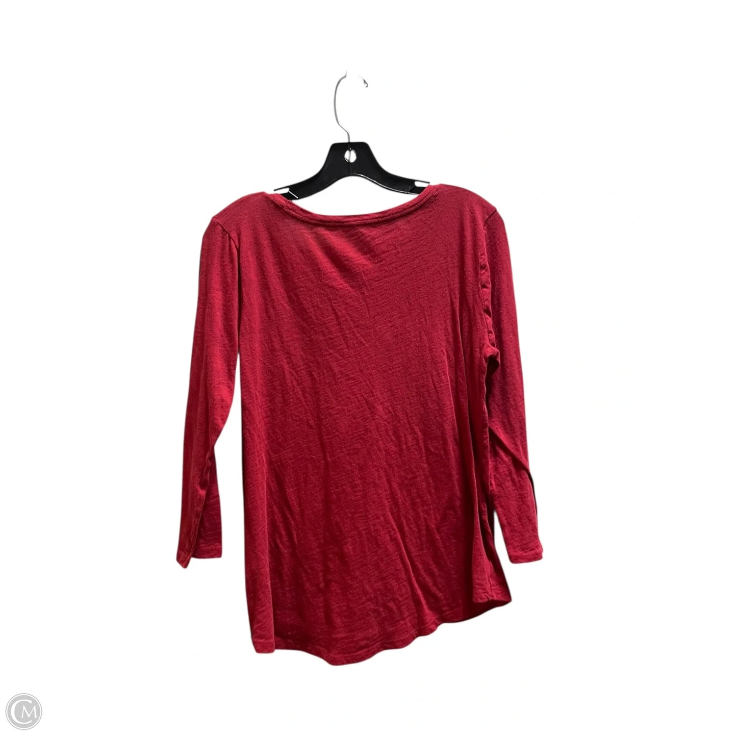 Top Long Sleeve By Lucky Brand In Red, Size: M