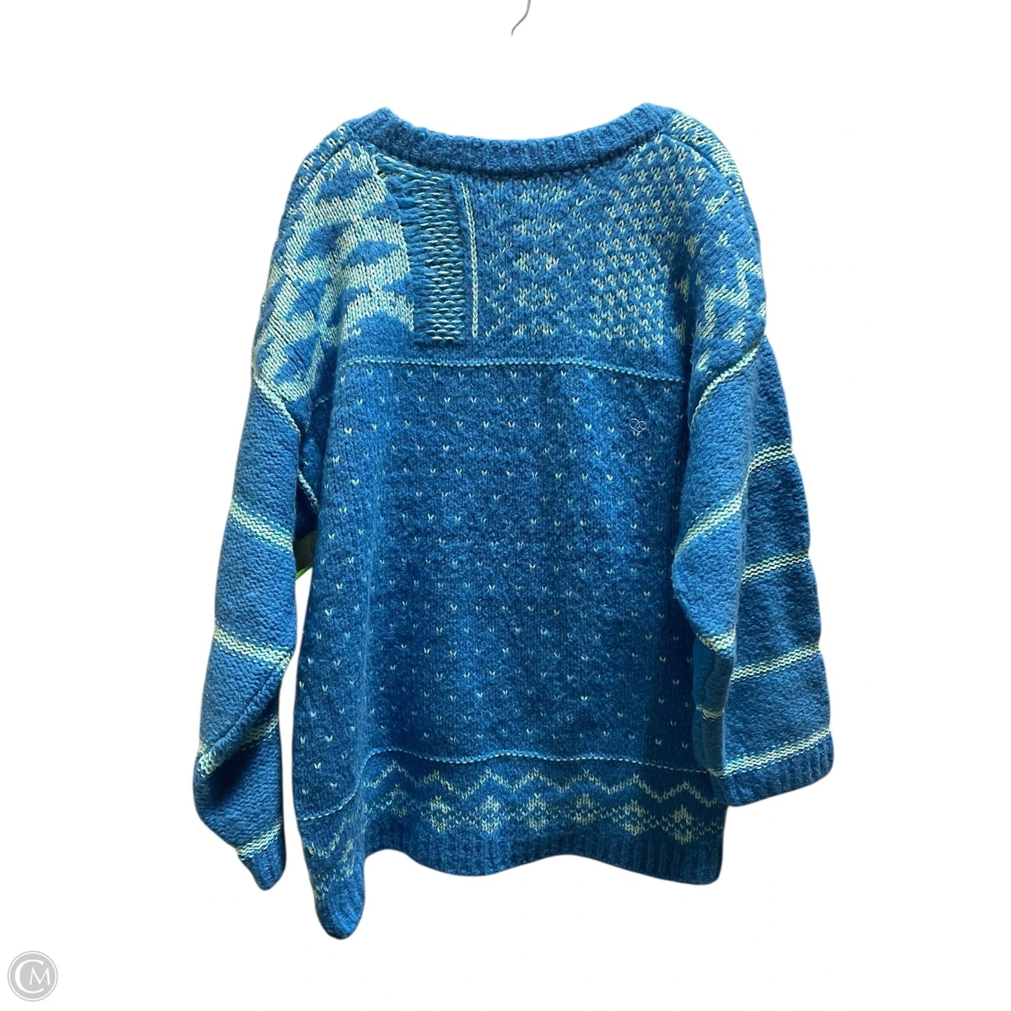 Sweater By Free People In Blue, Size: Xl
