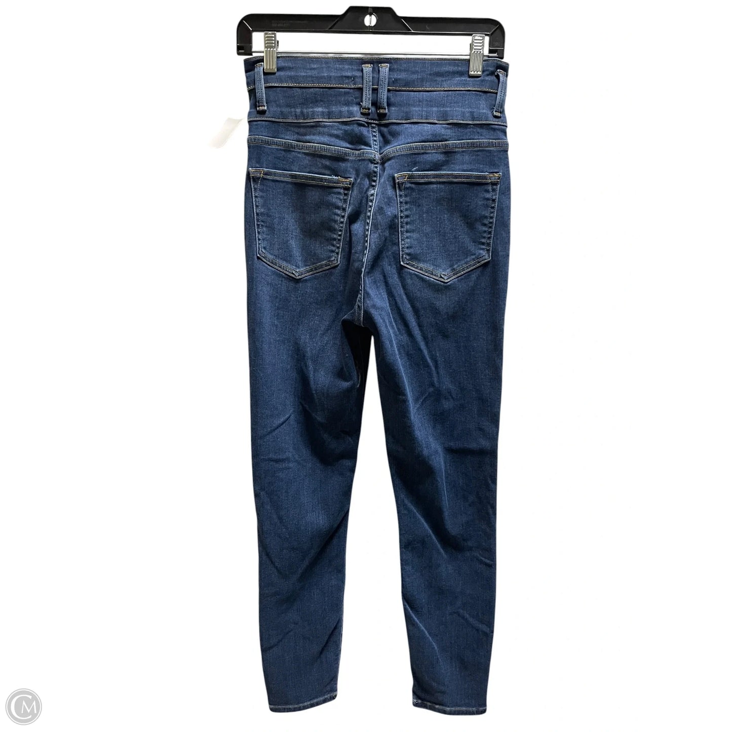 Jeans Straight By Frame In Blue Denim, Size: 6