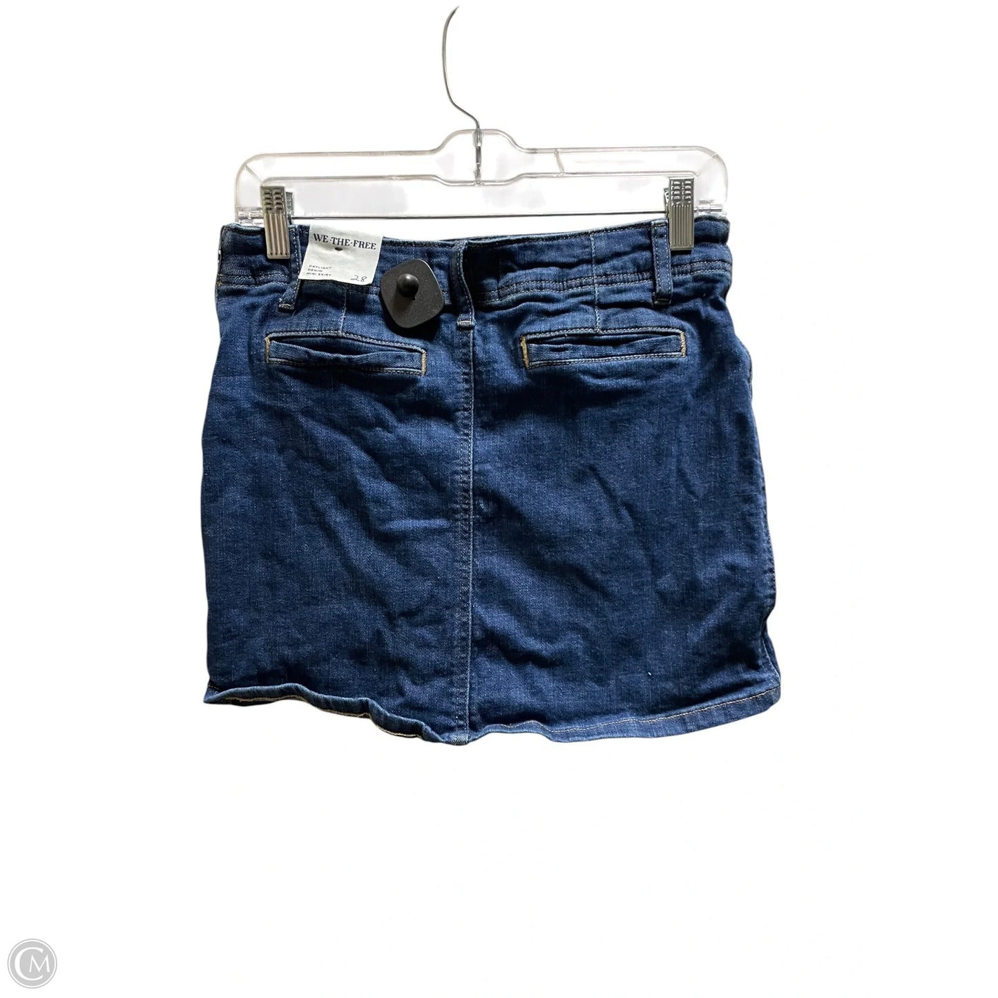 Skirt Mini & Short By We The Free In Blue Denim, Size: 6