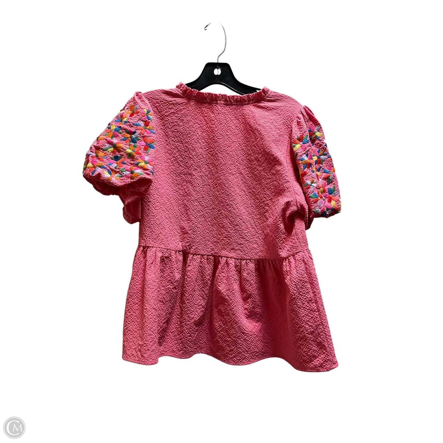 Top Short Sleeve By Jodifl In Pink, Size: S