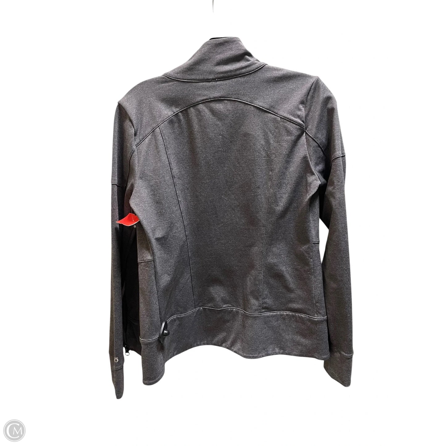 Athletic Jacket By Alo In Grey, Size: S
