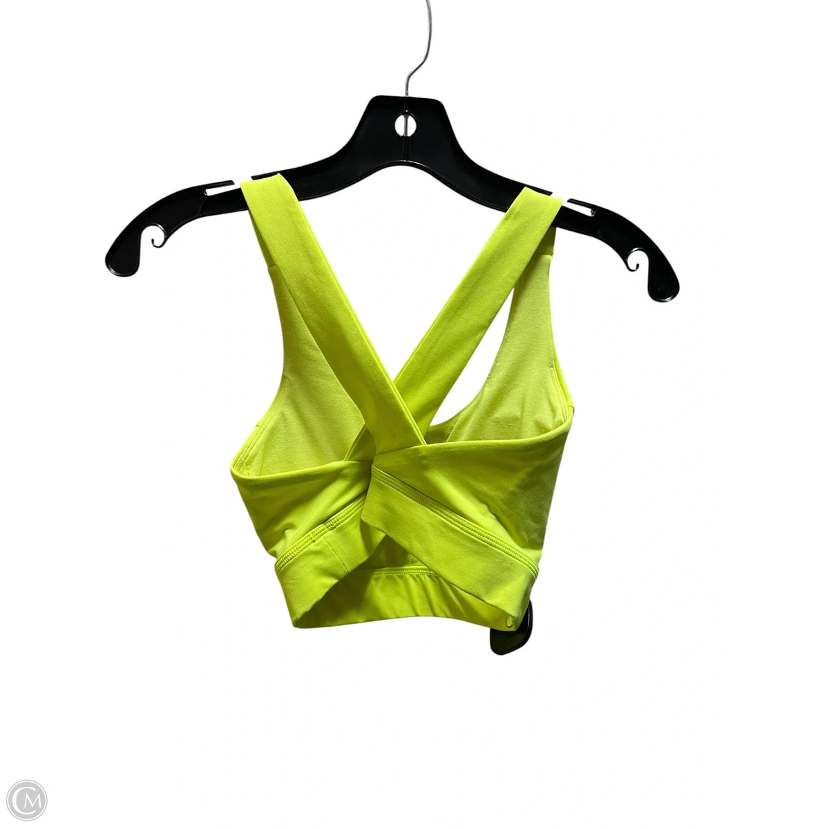 Athletic Bra By Lululemon In Yellow, Size: 4