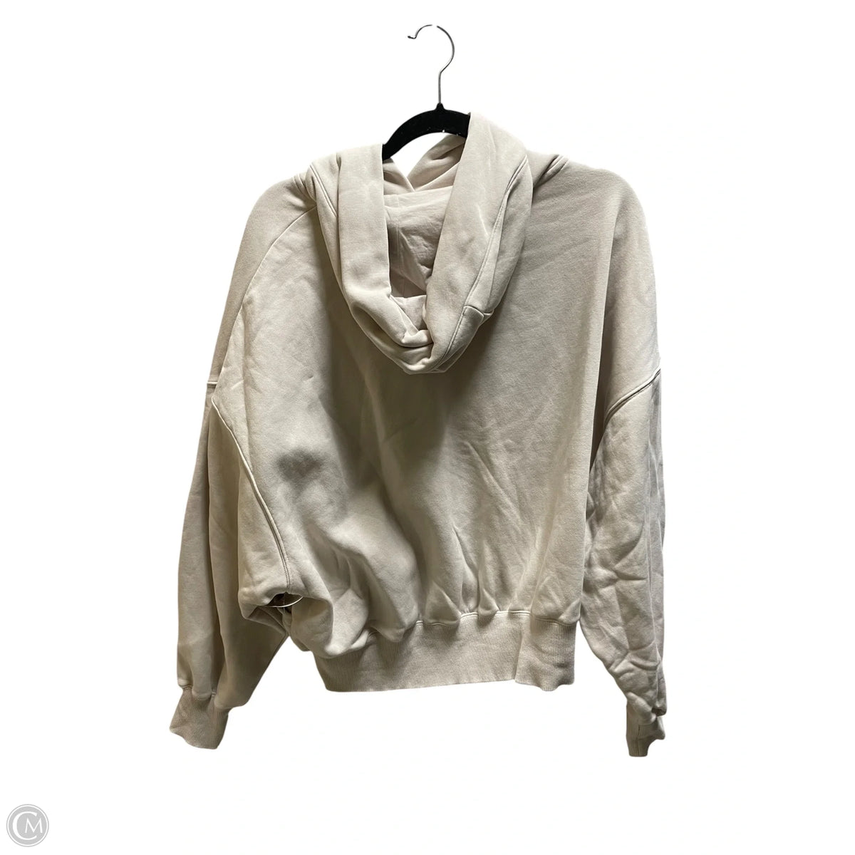 Sweatshirt Hoodie By Nike In Beige, Size: S