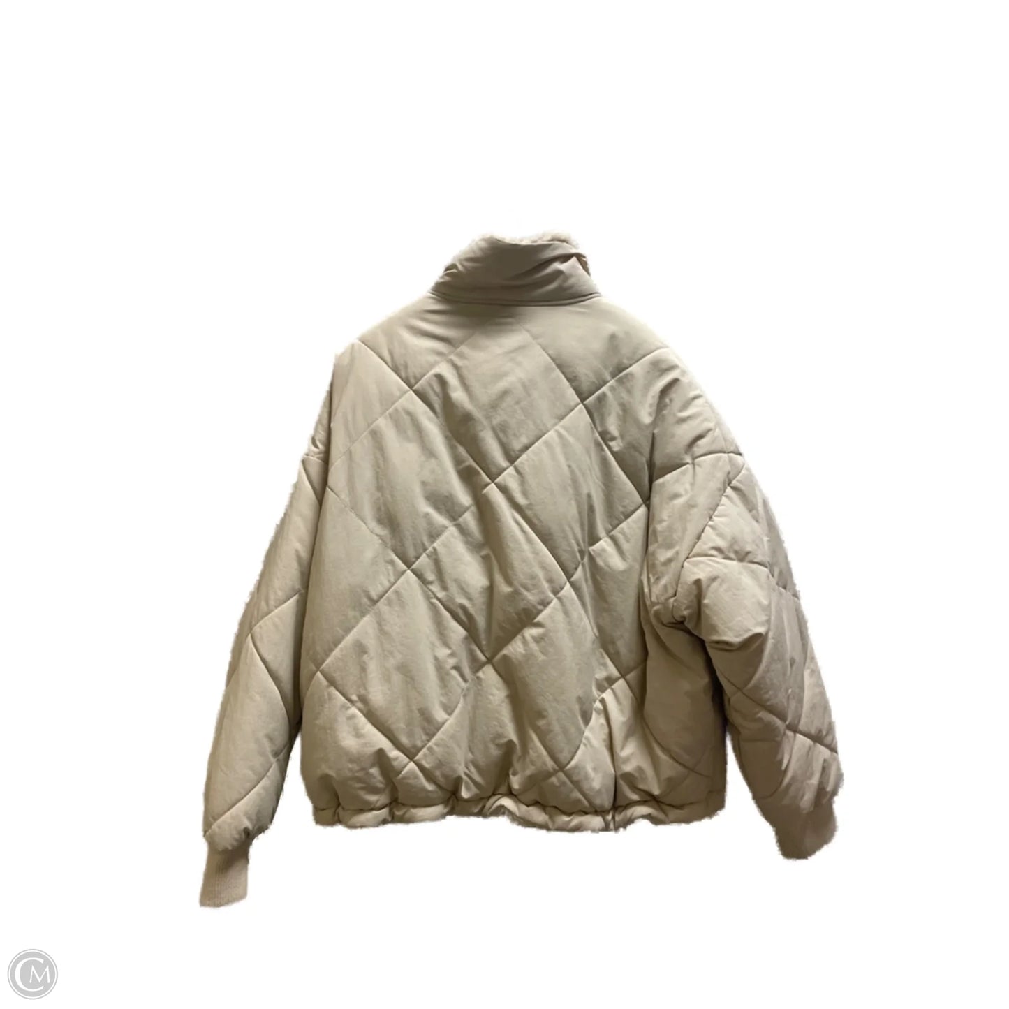 Coat Puffer & Quilted By American Eagle In Tan, Size: M