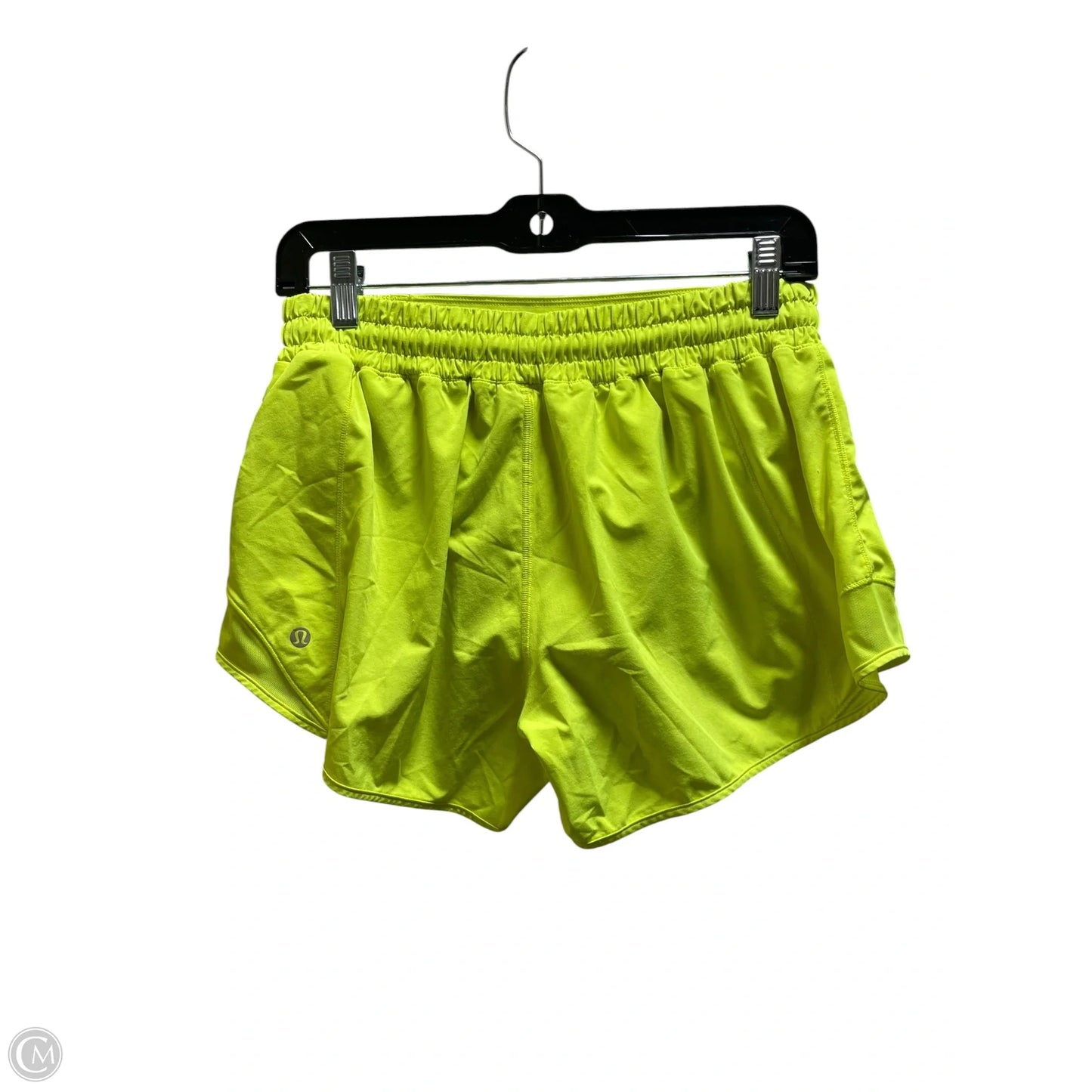 Athletic Shorts By Lululemon In Yellow, Size: 8