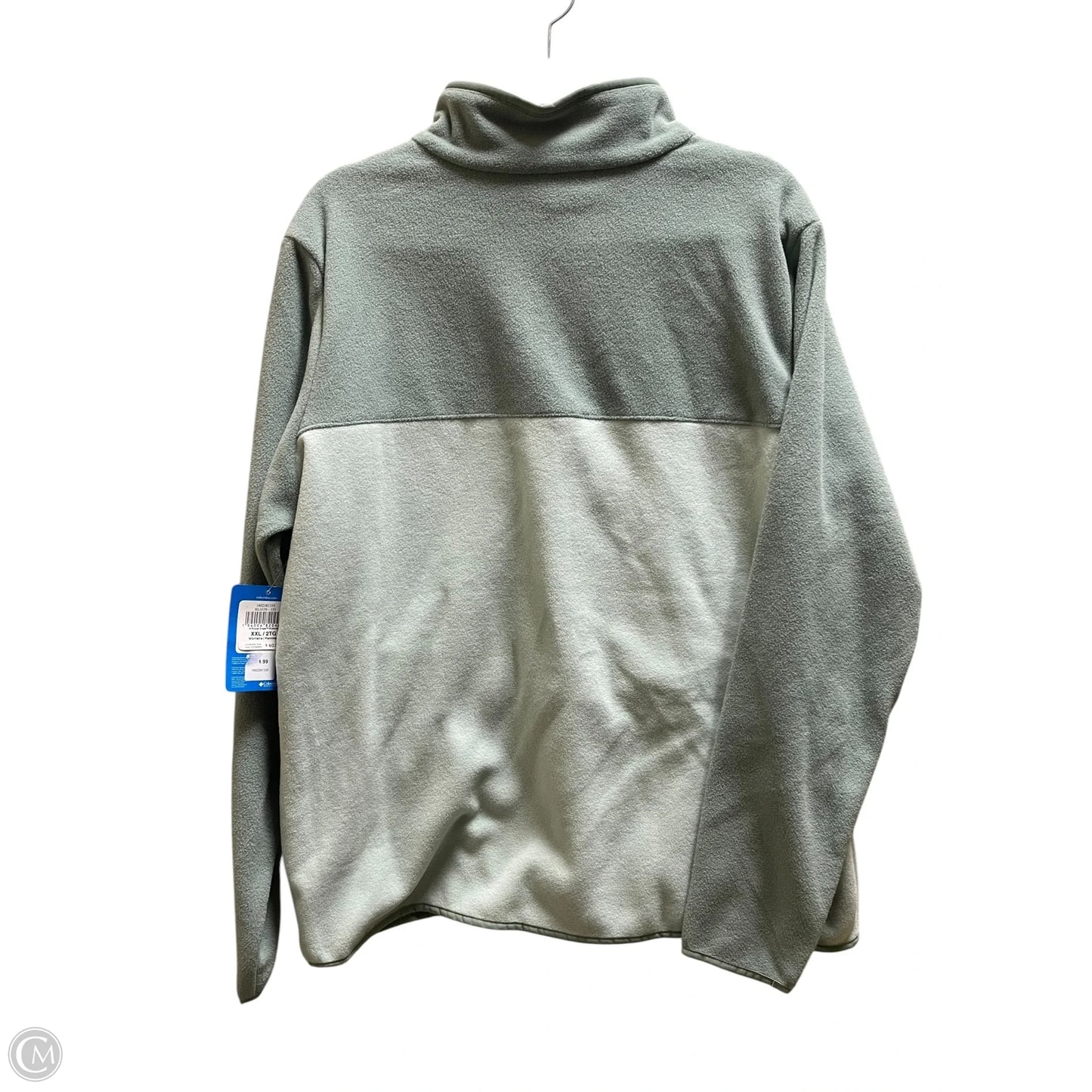 Jacket Fleece By Columbia In Green, Size: Xxl
