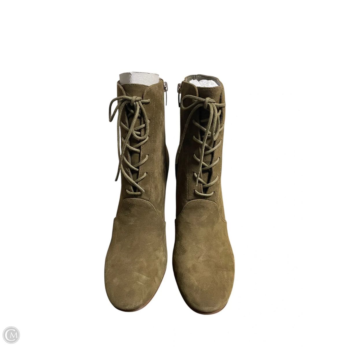 Boots Ankle Heels By Marc Fisher In Green, Size: 8