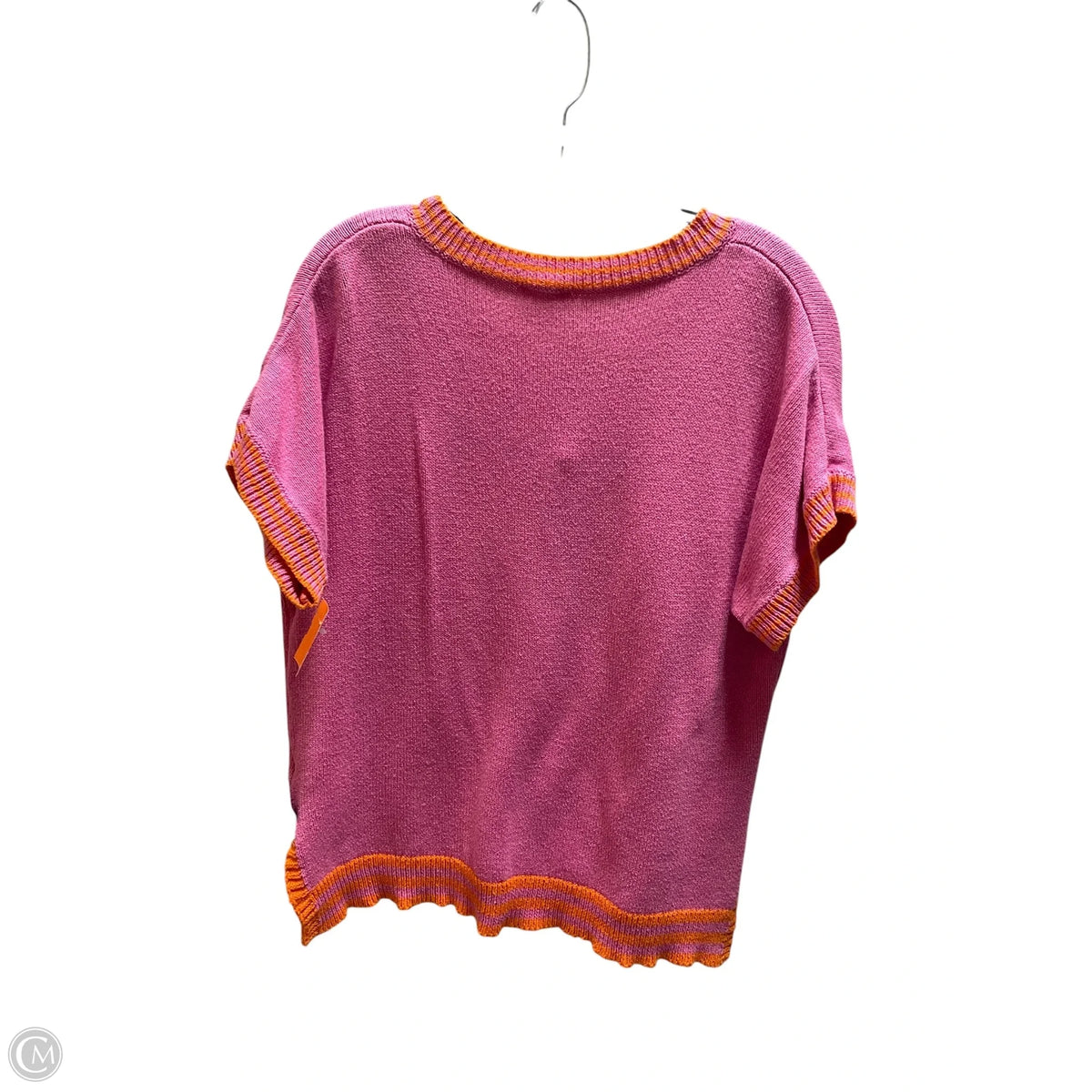 Sweater Short Sleeve By Jodifl In Pink, Size: S