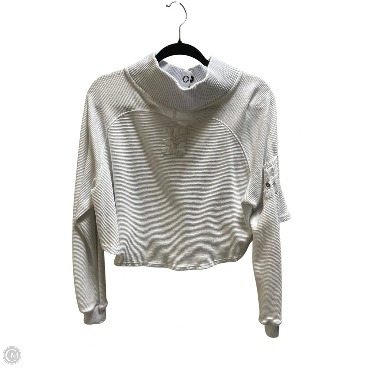 Athletic Sweatshirt Collar By Free People In White, Size: S