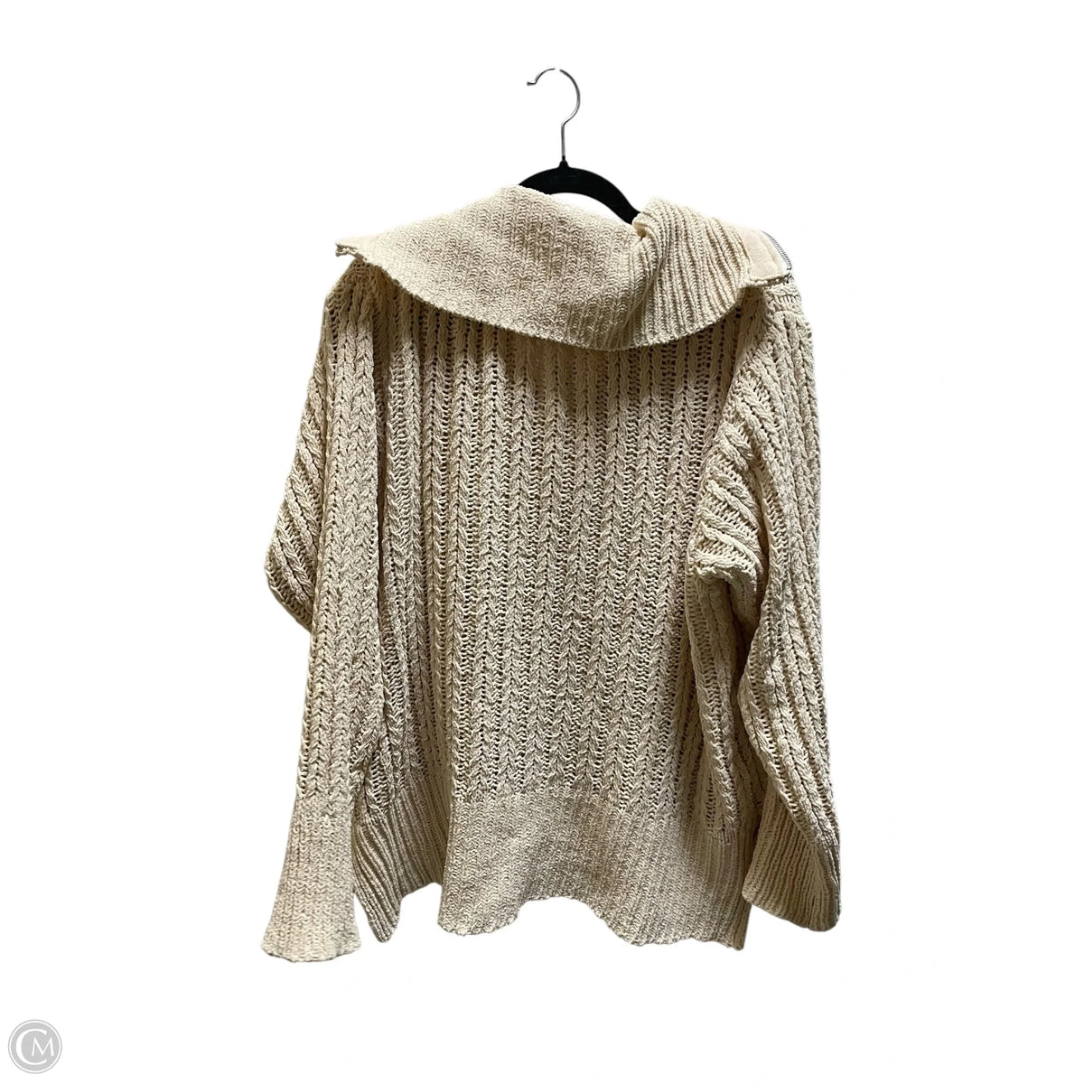 Sweater By Simply Southern In Cream, Size: Xl