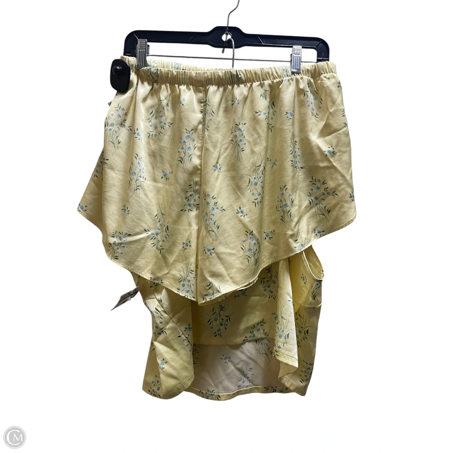 Shorts Set By Colsie In Yellow, Size: M
