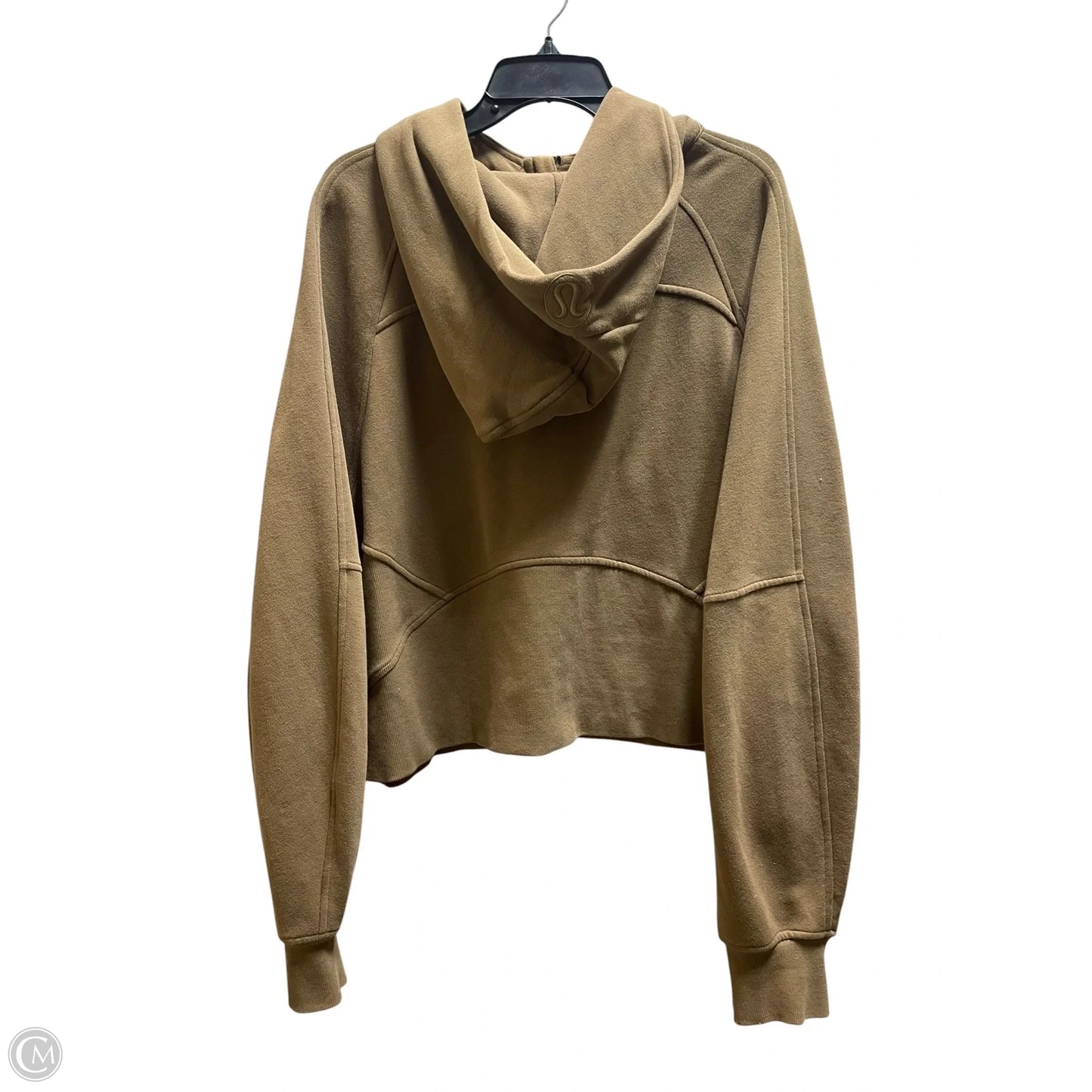 Athletic Sweatshirt Hoodie By Lululemon In Brown, Size: S