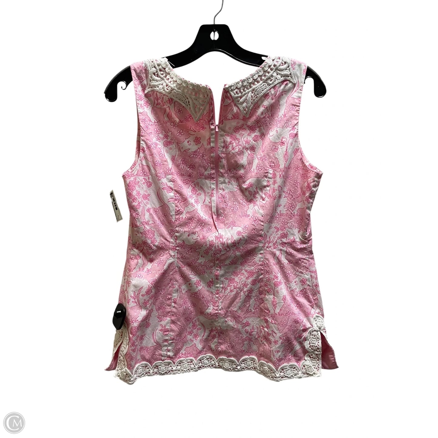 Top Sleeveless Designer By Lilly Pulitzer In Pink, Size: 6