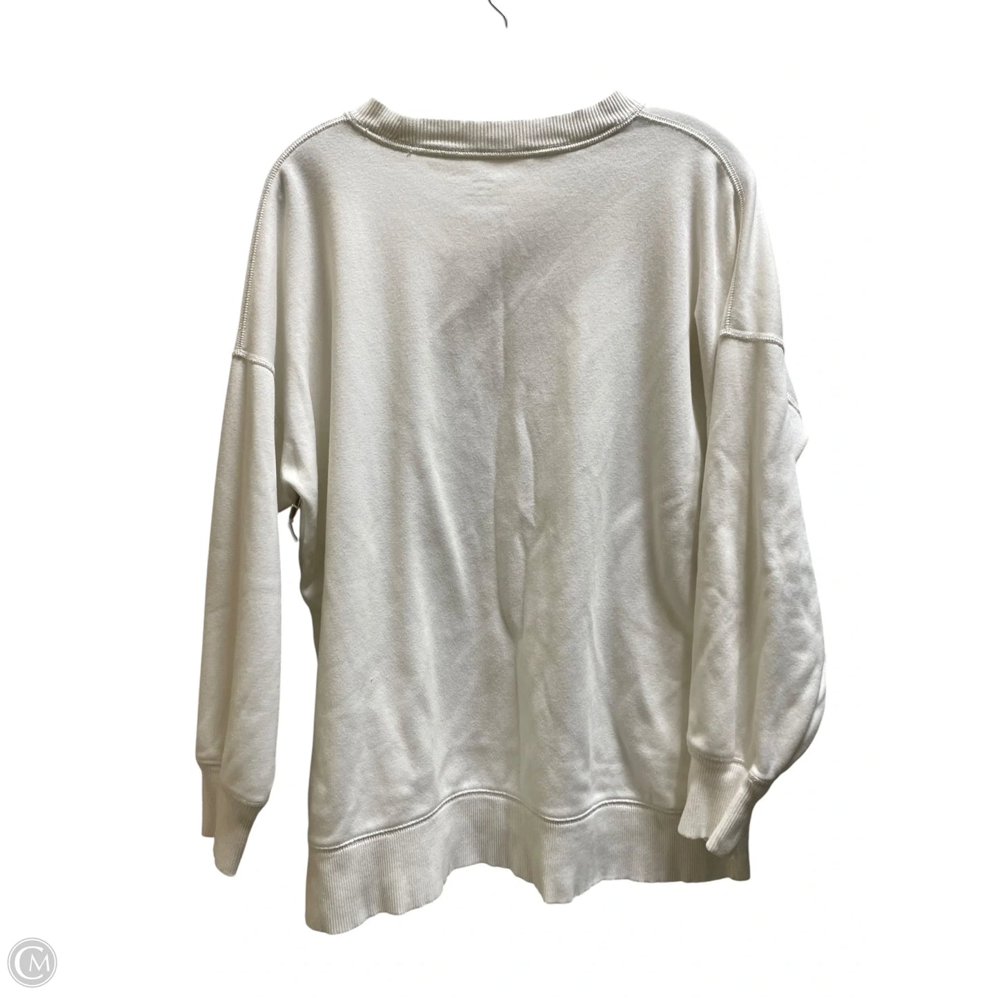 Top Long Sleeve By Aerie In White, Size: M