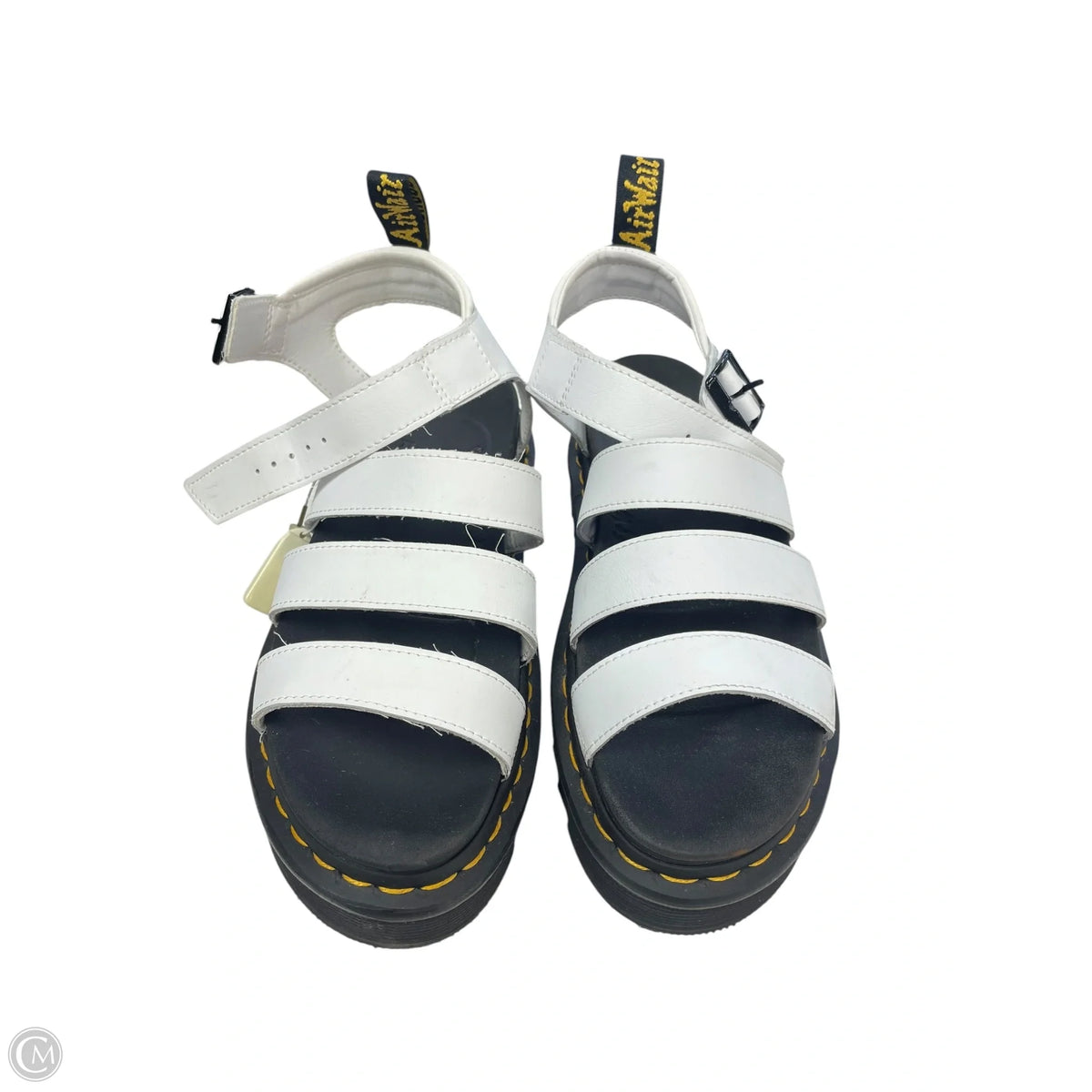 Sandals Designer By Dr Martens In White, Size: 9