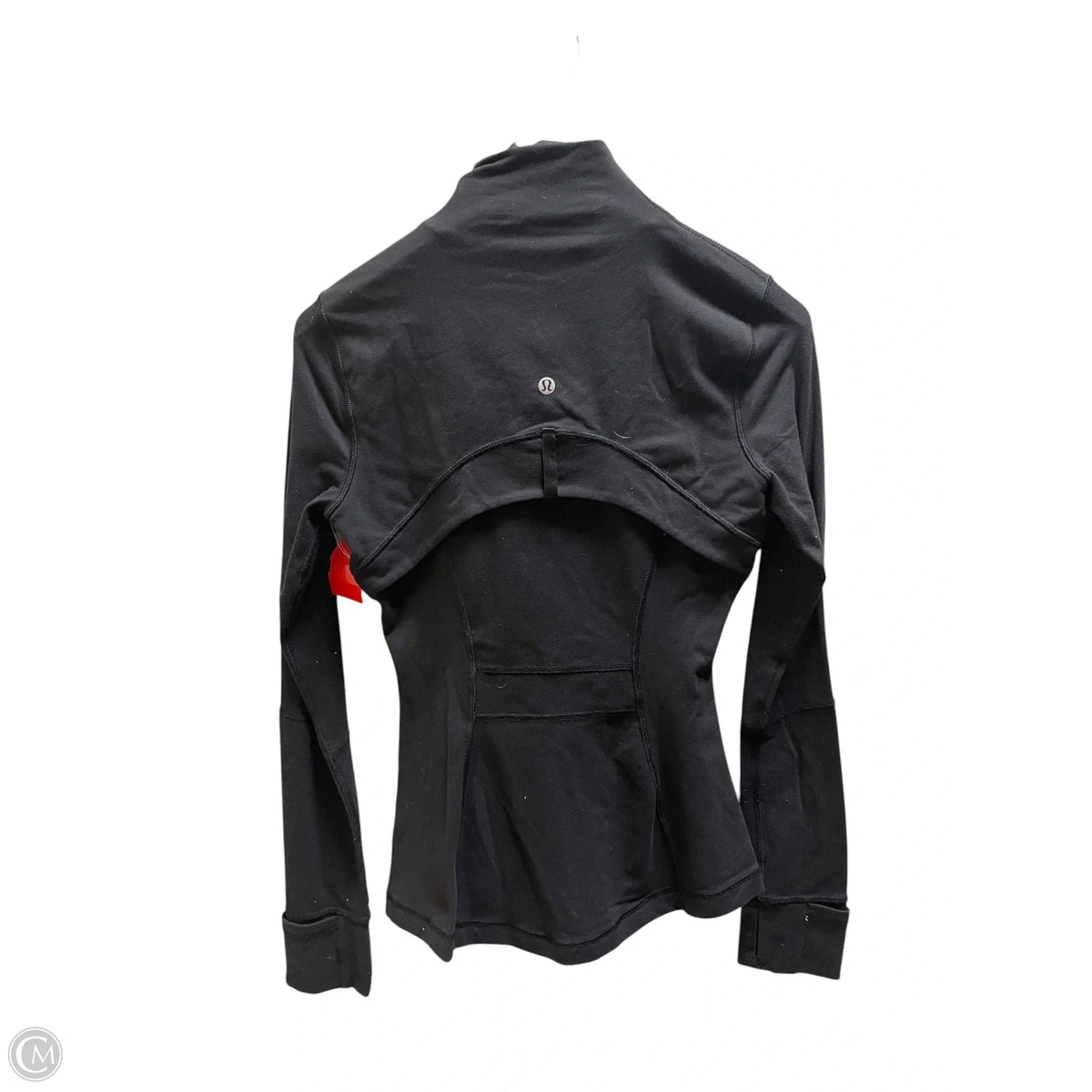 Athletic Jacket By Lululemon In Black, Size: 4