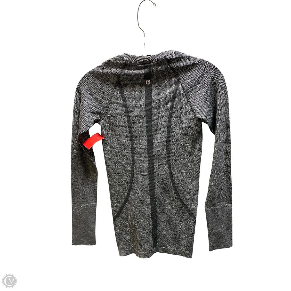 Athletic Top Long Sleeve Crewneck By Lululemon In Grey, Size: 2