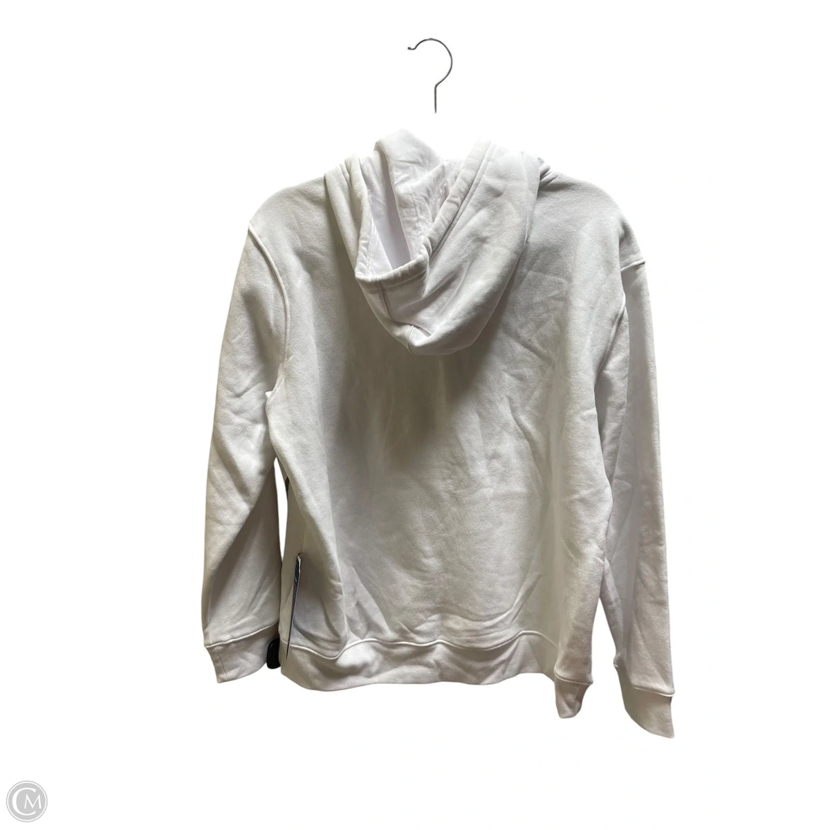 Sweatshirt Hoodie By Life Is Good In White, Size: L