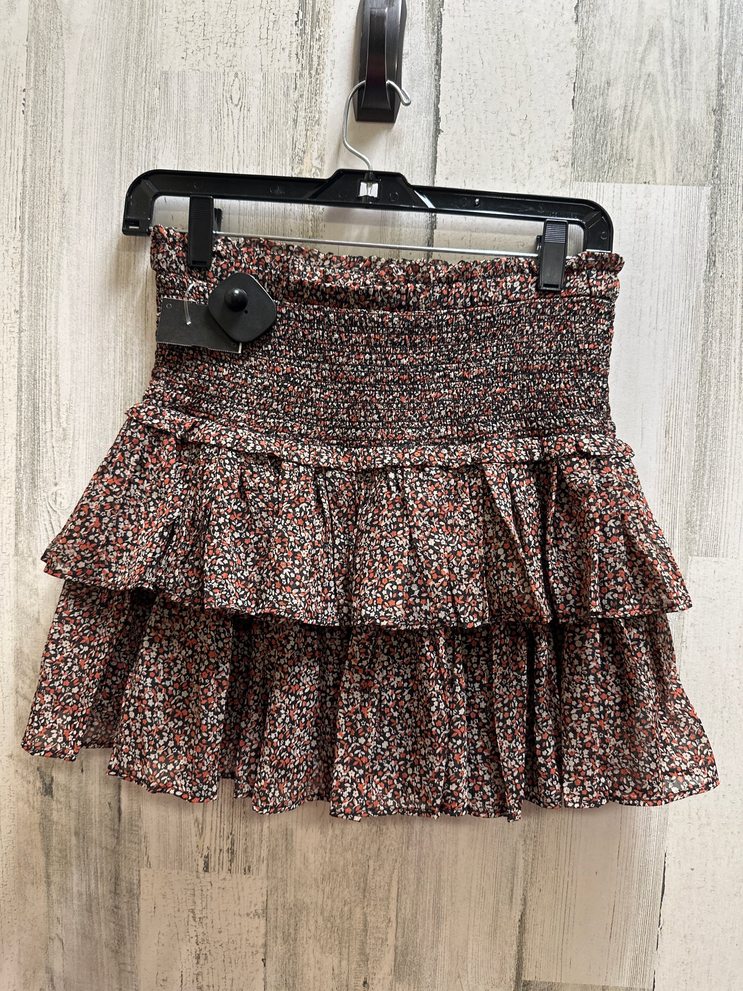 Floral Print Skirt Mini & Short Clothes Mentor, Size L