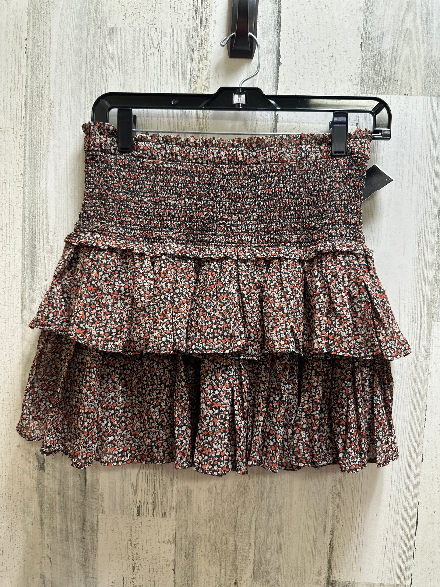 Floral Print Skirt Mini & Short Clothes Mentor, Size L