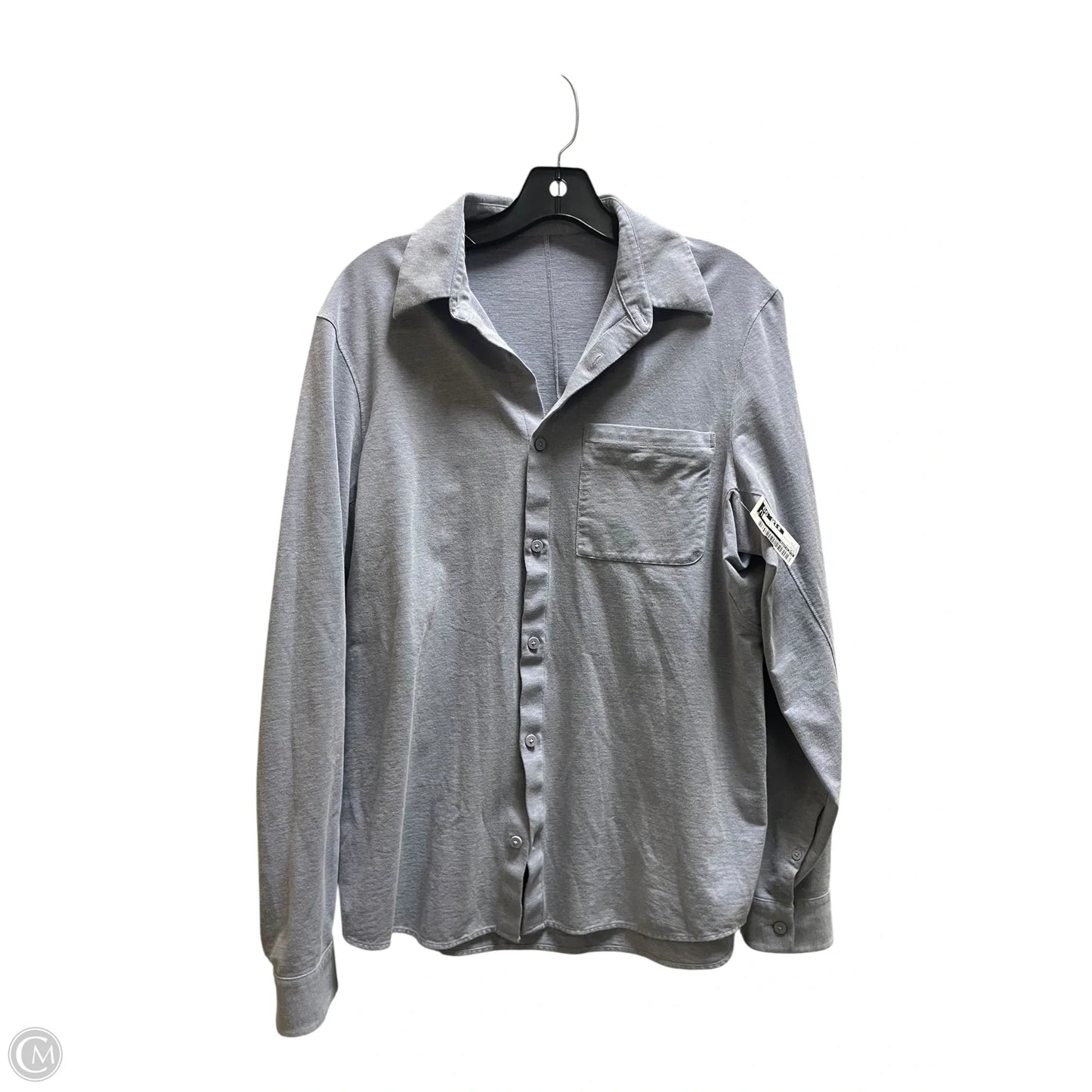 Top Long Sleeve By Lululemon In Blue, Size: L