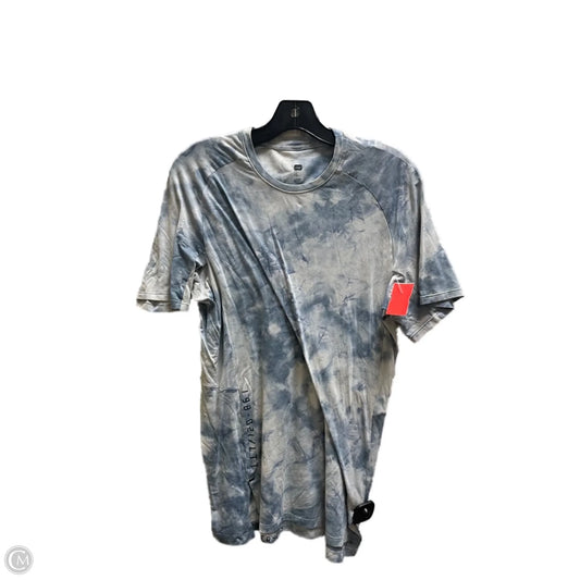 Athletic Top Short Sleeve By Lululemon In Blue, Size: S