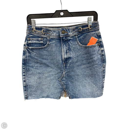 Skirt Mini & Short By Express In Blue Denim, Size: 4
