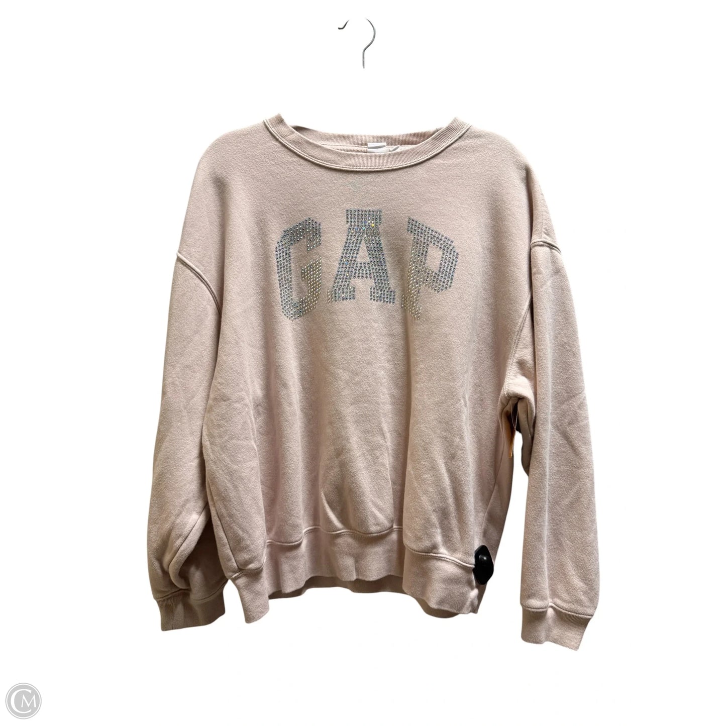 Sweatshirt Collar By Gap In Pink, Size: L