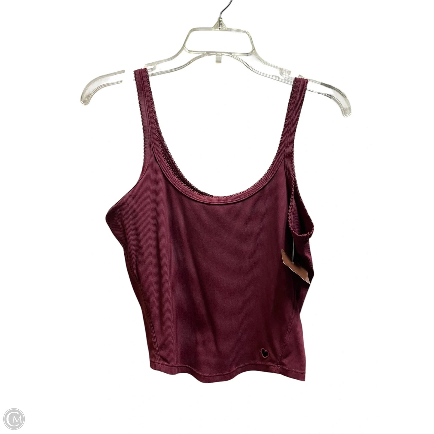 Athletic Tank Top By Lululemon In Maroon, Size: S
