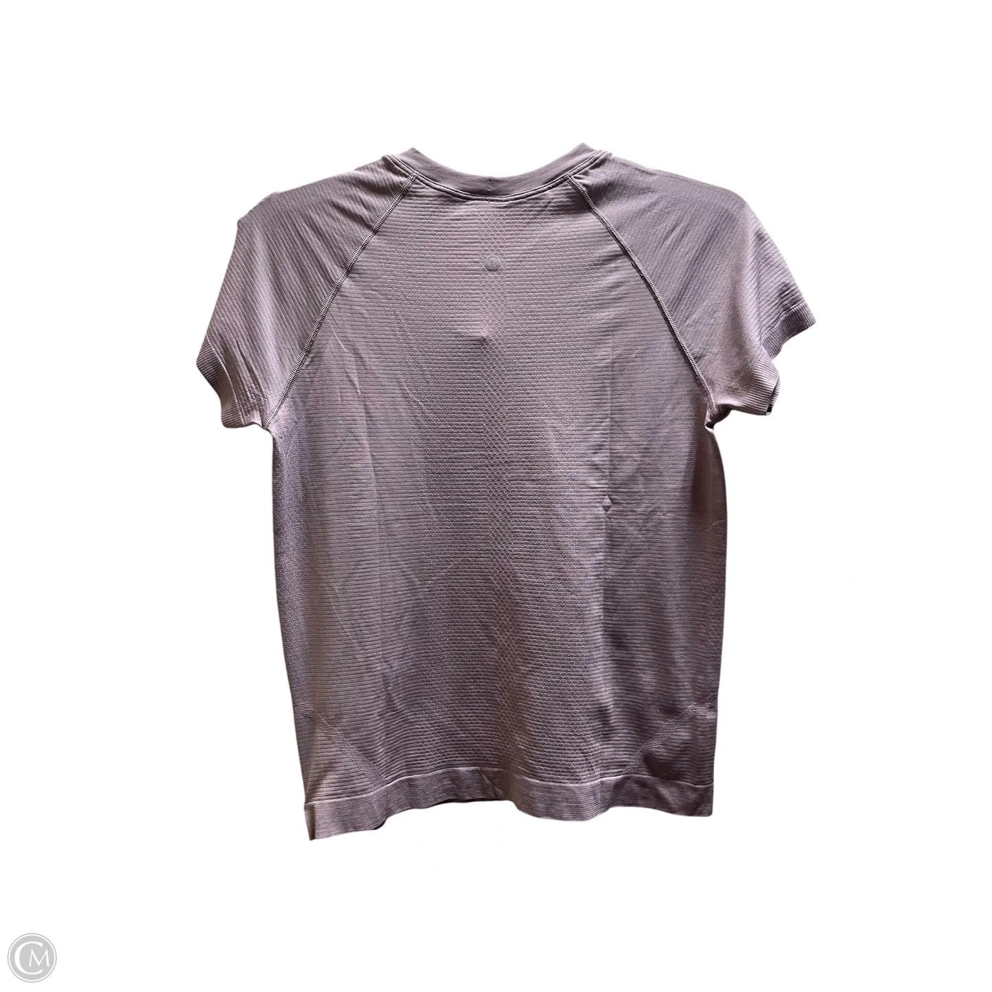 Athletic Top Short Sleeve By Lululemon In Purple, Size: 8